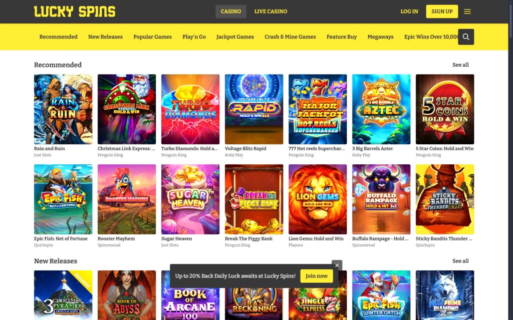 Lucky Spins casino slots