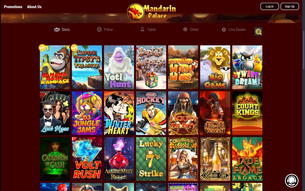 Mandarin Palace casino slots