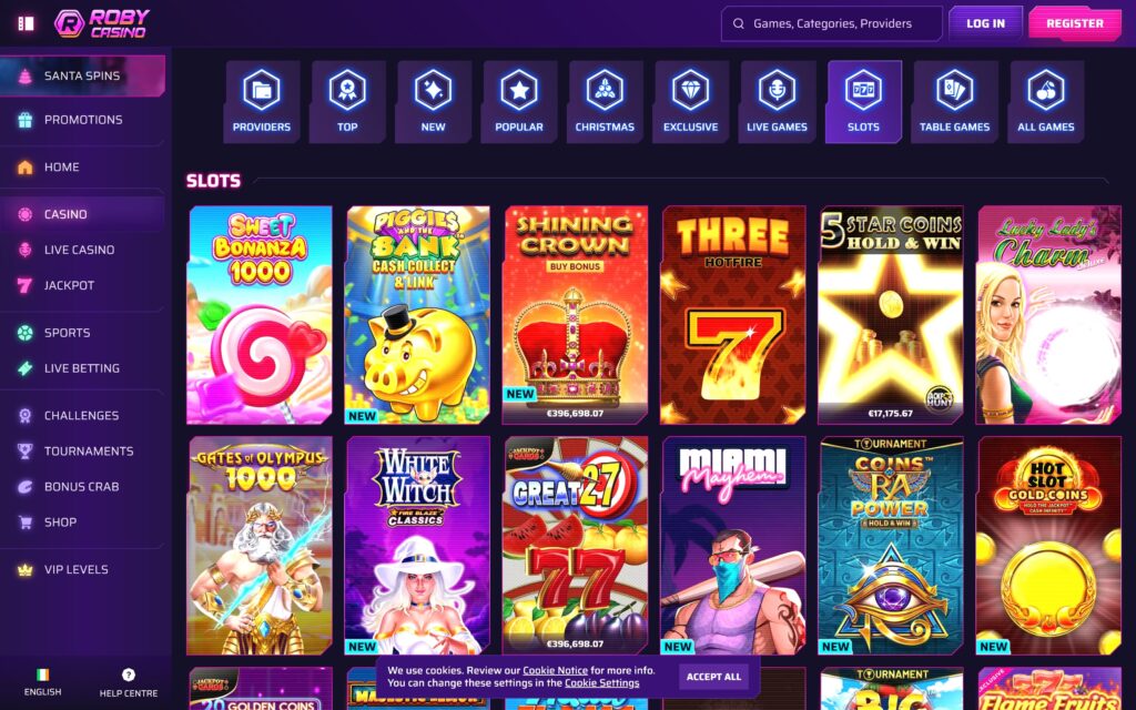 Roby casino slots