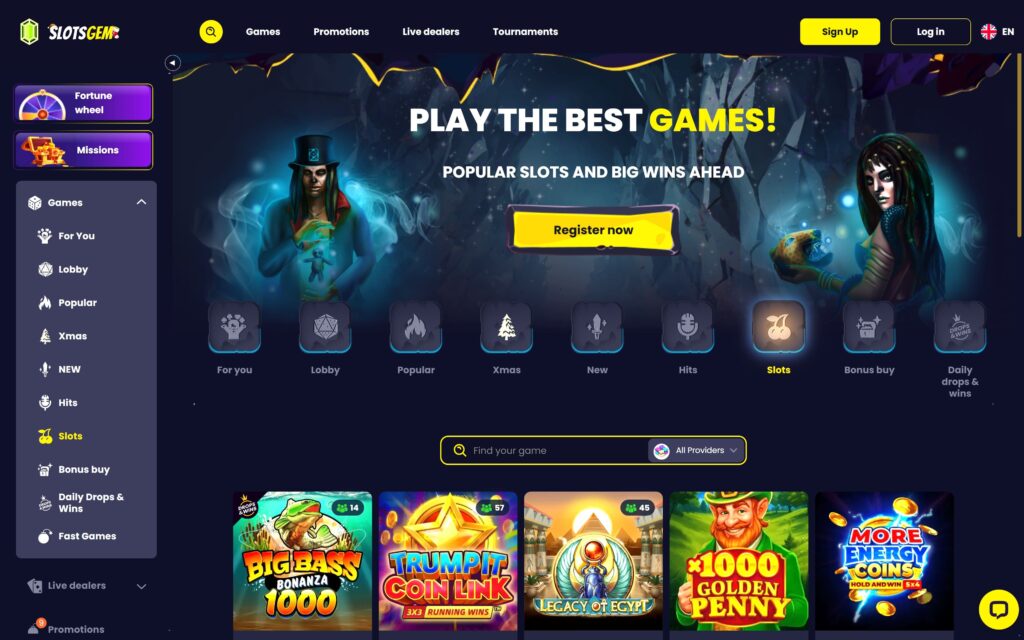 SlotsGem casino slots