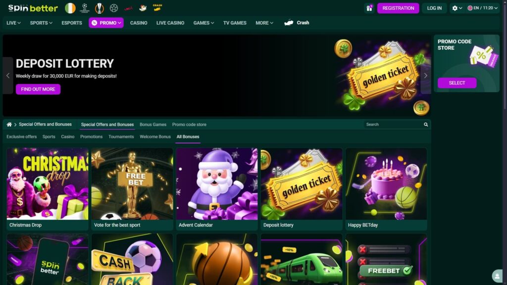 Spinbetter casino bonuses