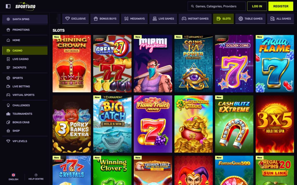 Sportuna casino slots