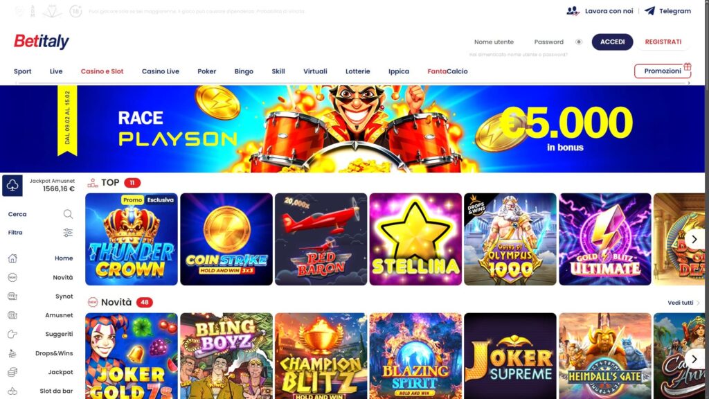 Betitaly casino