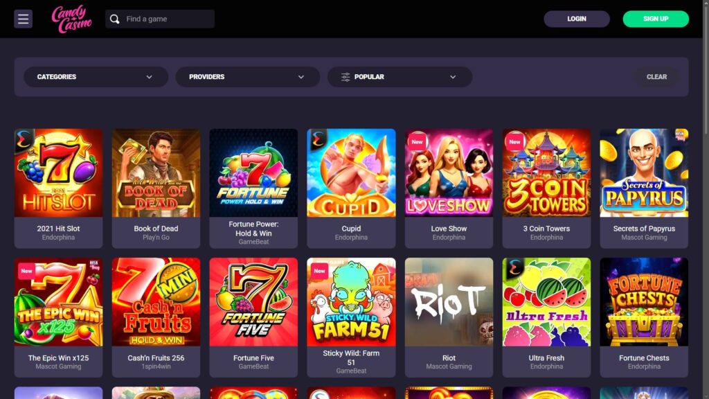 Candy casino slots