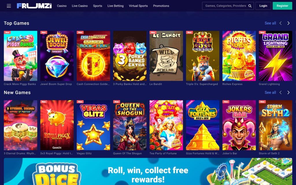Frumzi casino slots