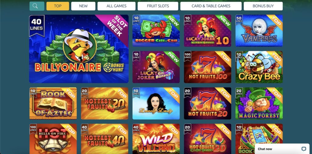 GrandX casino slots
