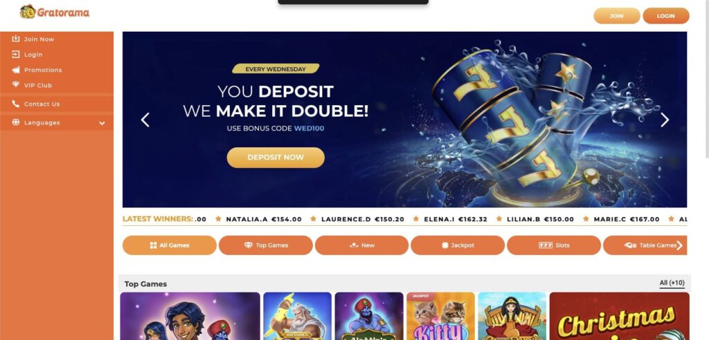Gratorama casino review