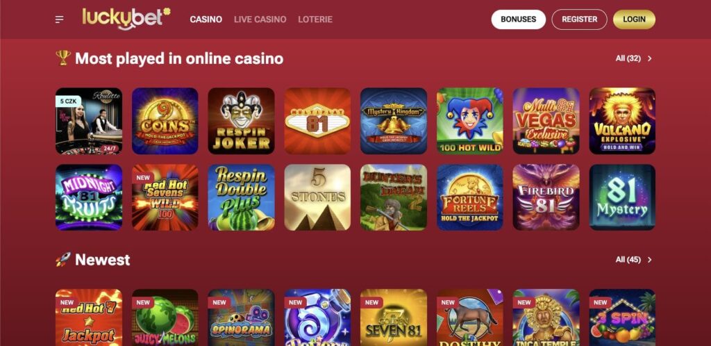 LuckyBet casino slots