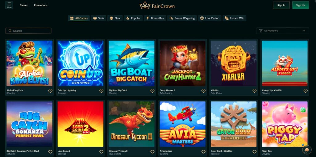 Fair Crown Casino Slots