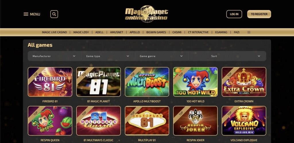 cPlanet casino slots