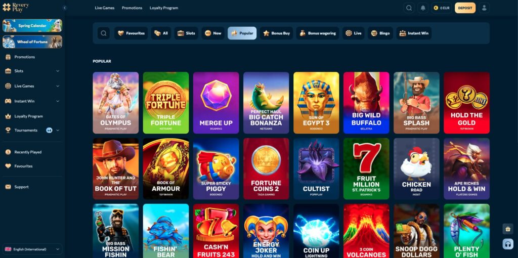 Revery Play Casino Slots