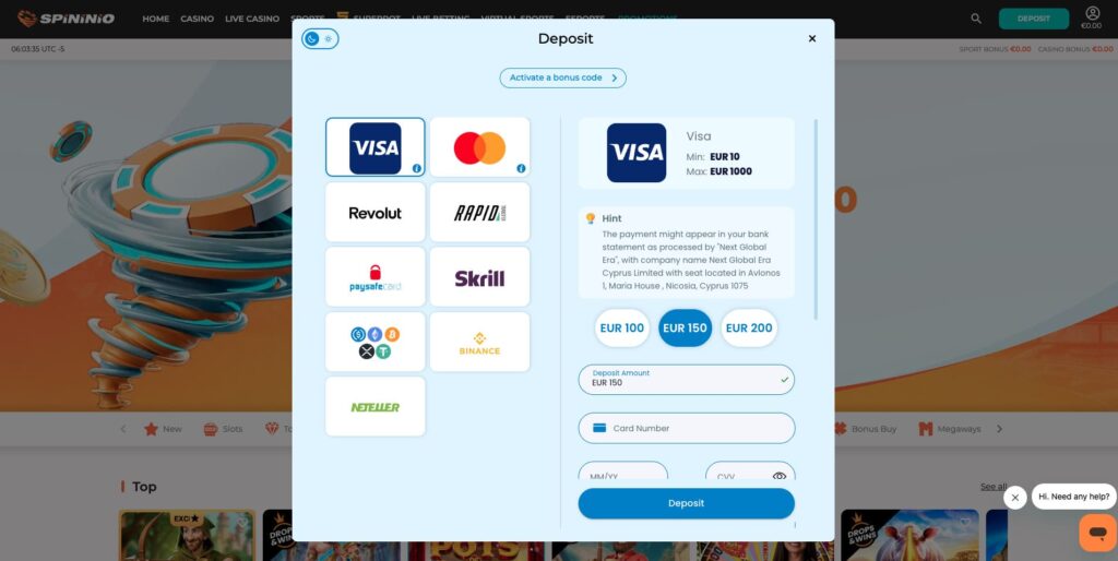 Payment Methods