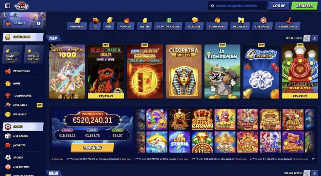 BigClash casino slots