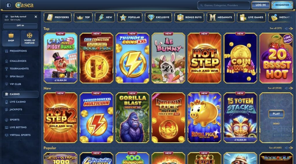 Casea casino slots
