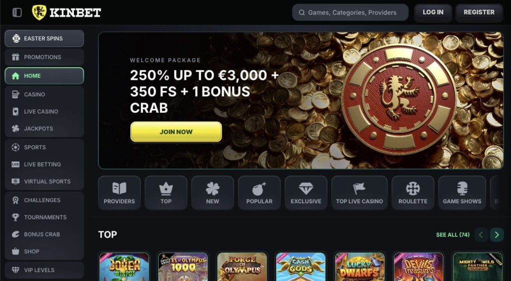 Kinbet casino review