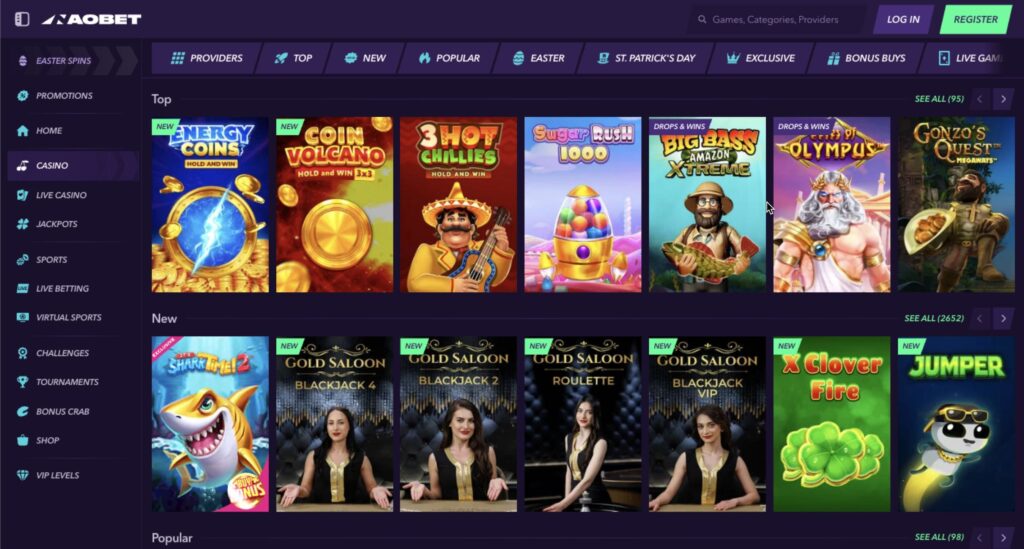Naobet casino slots