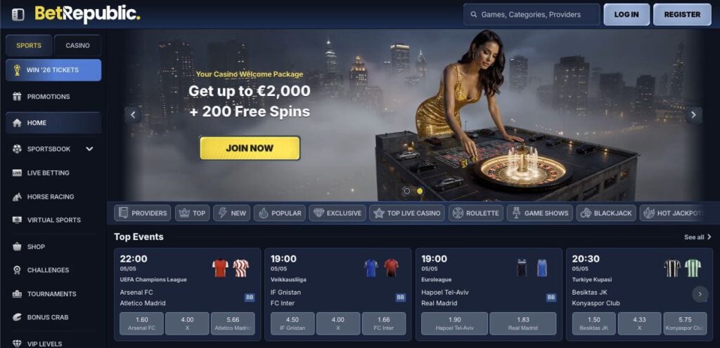BetRepublic casino review