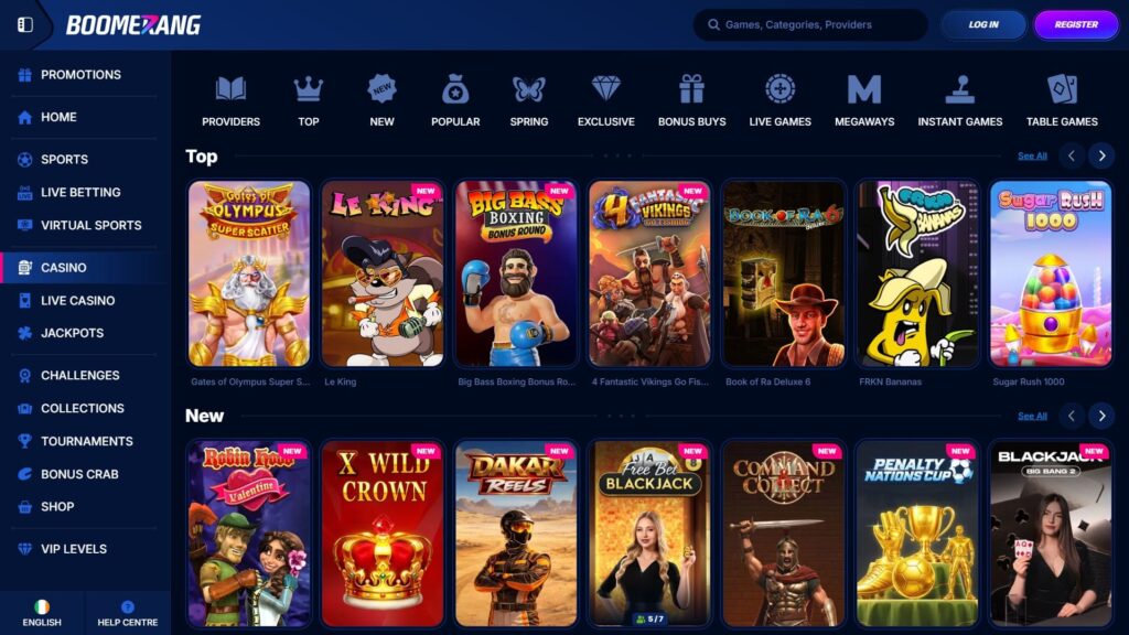 Boomerang Bet casino